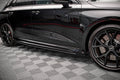Street pro sideskjørt diffusorer + klaffer audi rs3 sportback 8y