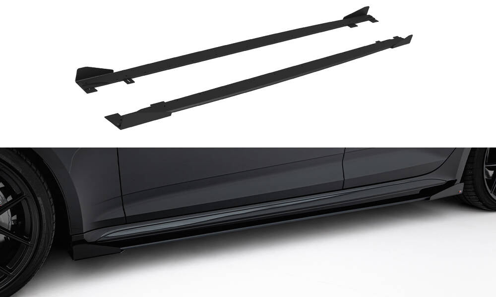 Street Pro Side nederdele diffusorer + flapper Audi Rs5 Sportback F5