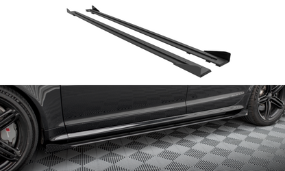 Street pro side skirts diffusers + flaps audi rs6 avant c6