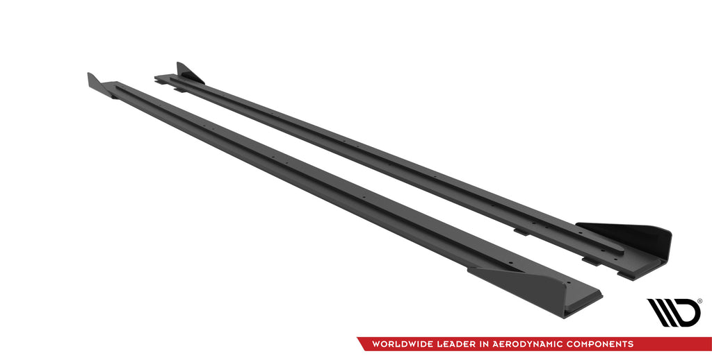Street Pro Side nederdele diffusorer + flapper Audi RS6 Avant C6