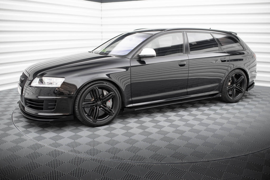 Street Pro Side nederdele diffusorer + flapper Audi RS6 Avant C6