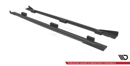 Street Pro Side nederdele diffusorer + flapper Audi S3 / A3 S-line sportback 8v ansigtsløftning