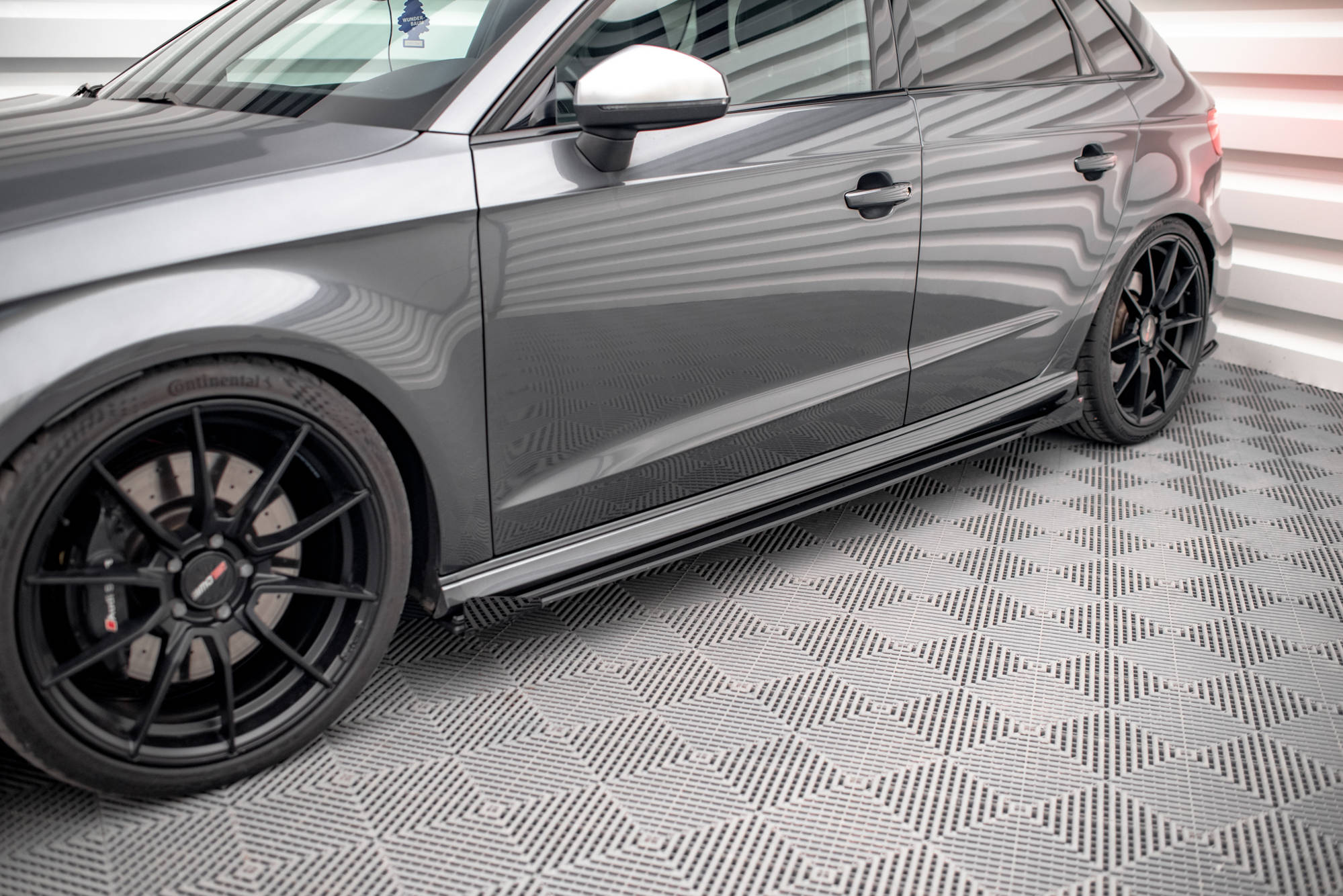 Street pro side skirts diffusers + flaps audi s3 / a3 s-line sportback 8v facelift