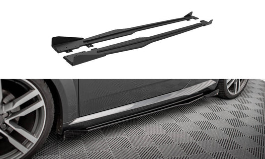 Street pro side skirts diffusers + flaps audi tt s / s-line 8s