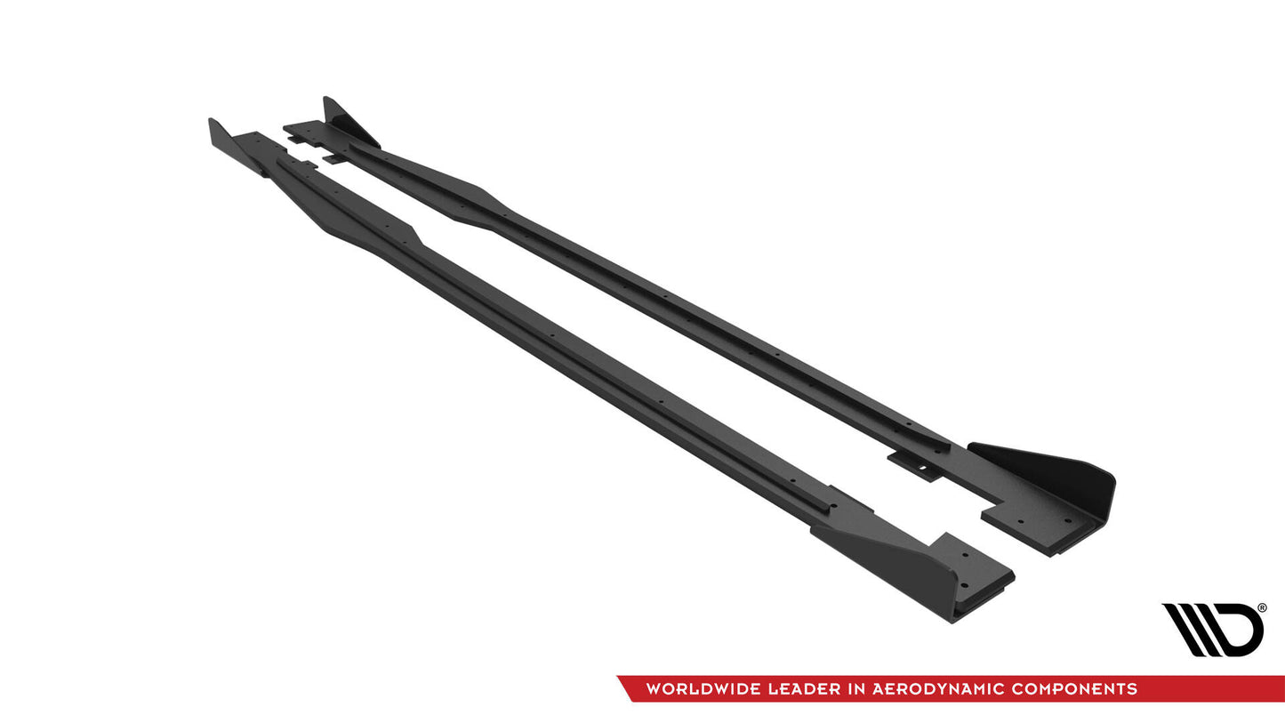 Street pro side skirts diffusers + flaps audi tt s / s-line 8s