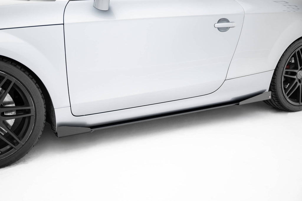 Street pro side skirts diffusers + flaps audi tt s / tt s-line 8j facelift