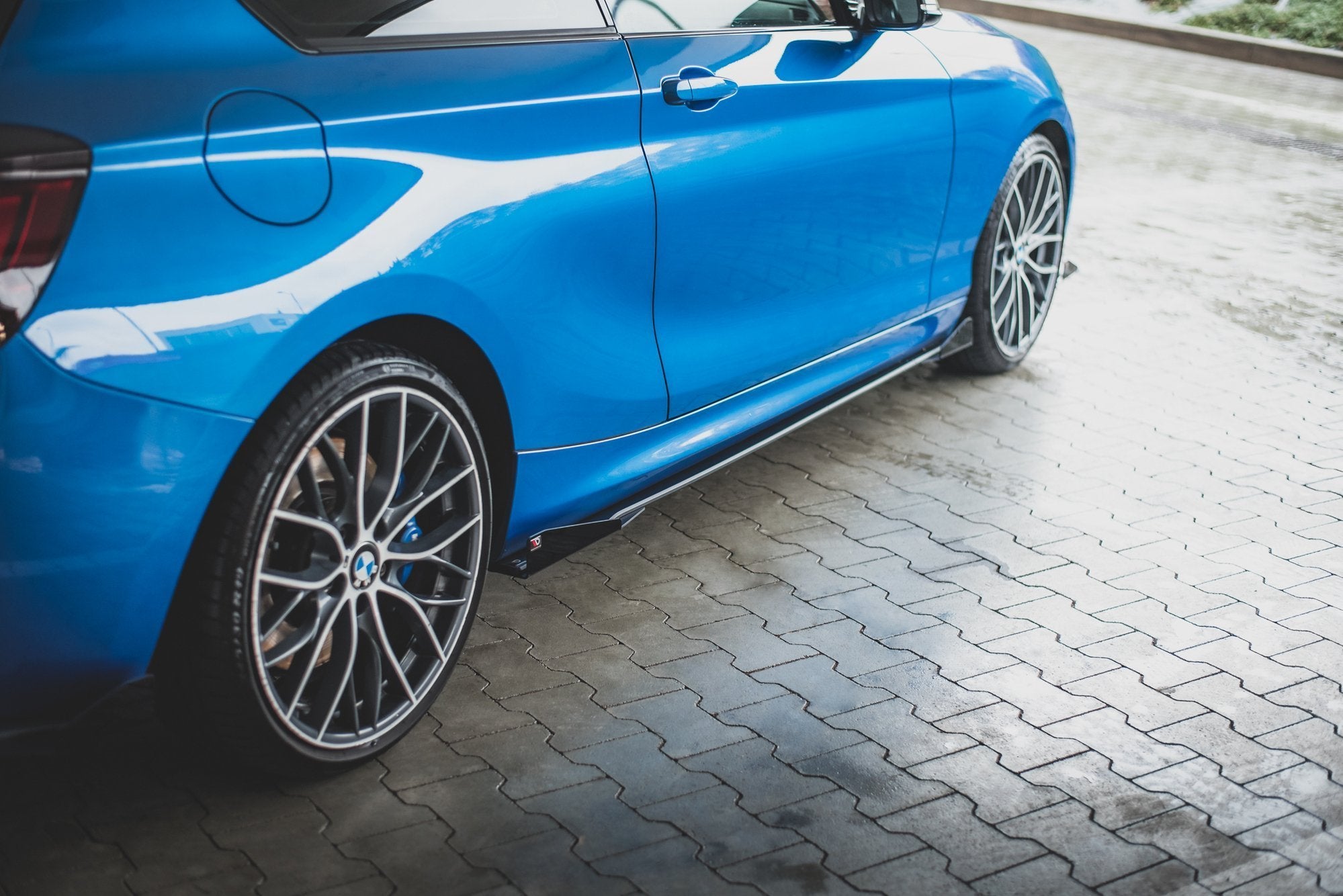 Street Pro Side Skirts Diffusers + Flaps BMW 1 F21 M135I / M140I / M-Pack