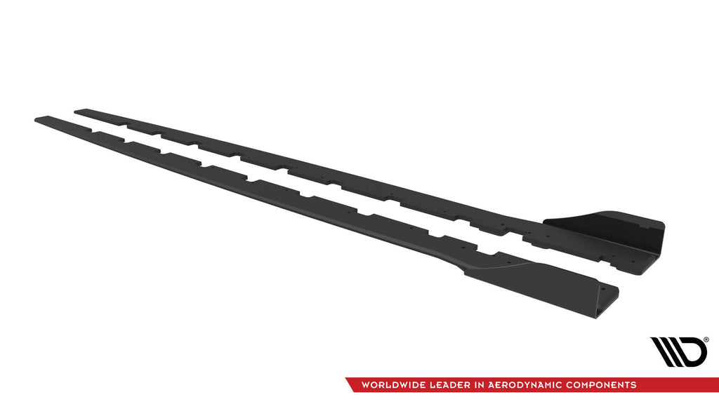 Street Pro Side nederdele diffusorer + flapper BMW 1 F40 m-pack / m135i