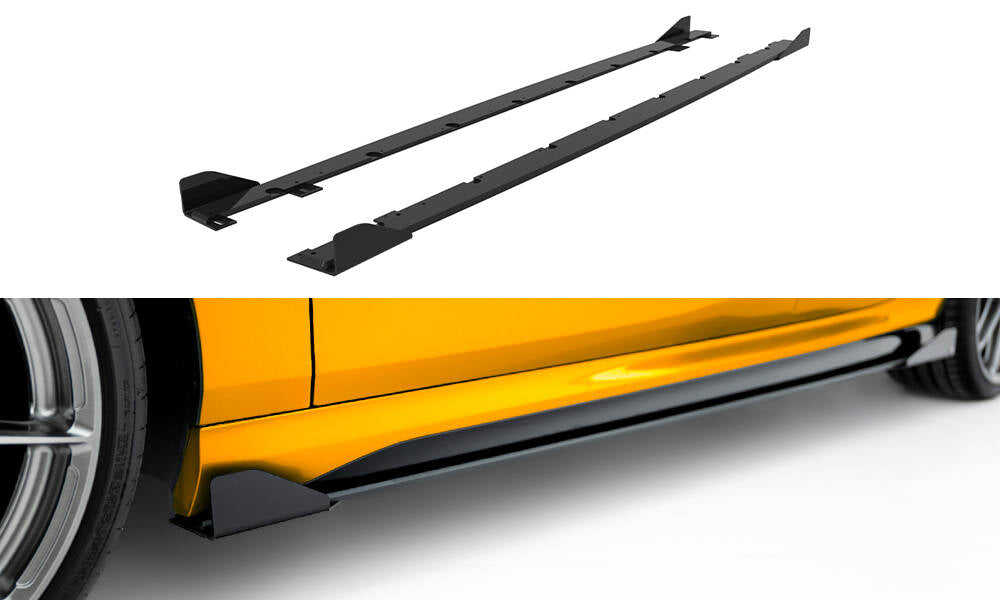 Street pro side skirts diffusers + flaps bmw 1 m-pack f70