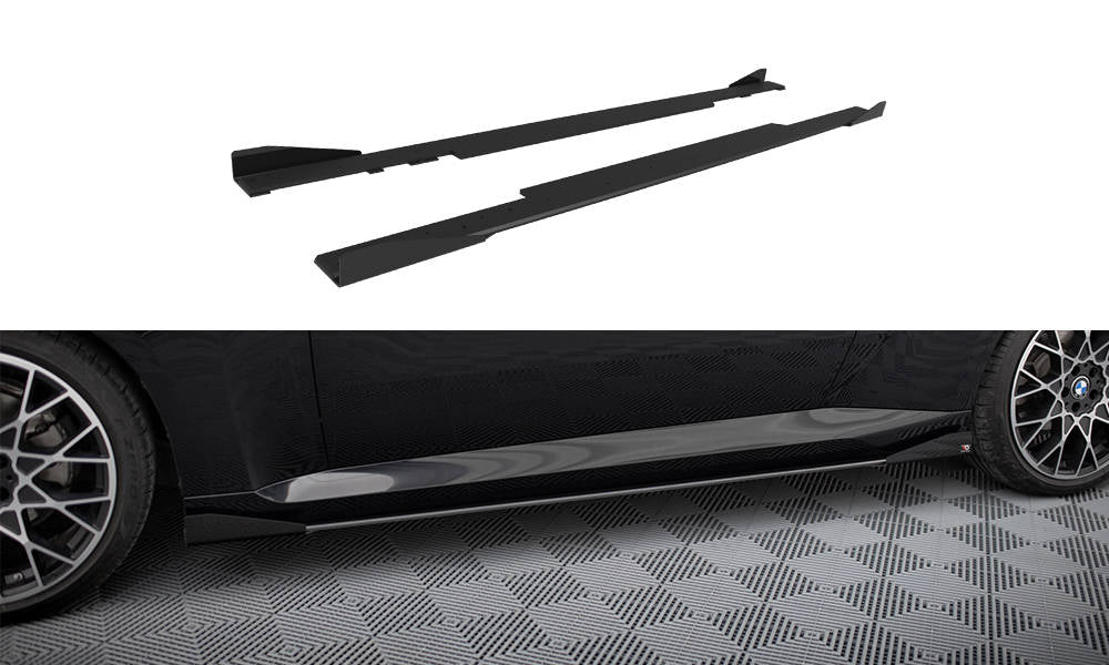 Street pro side skirts diffusers + flaps bmw 2 coupe g42