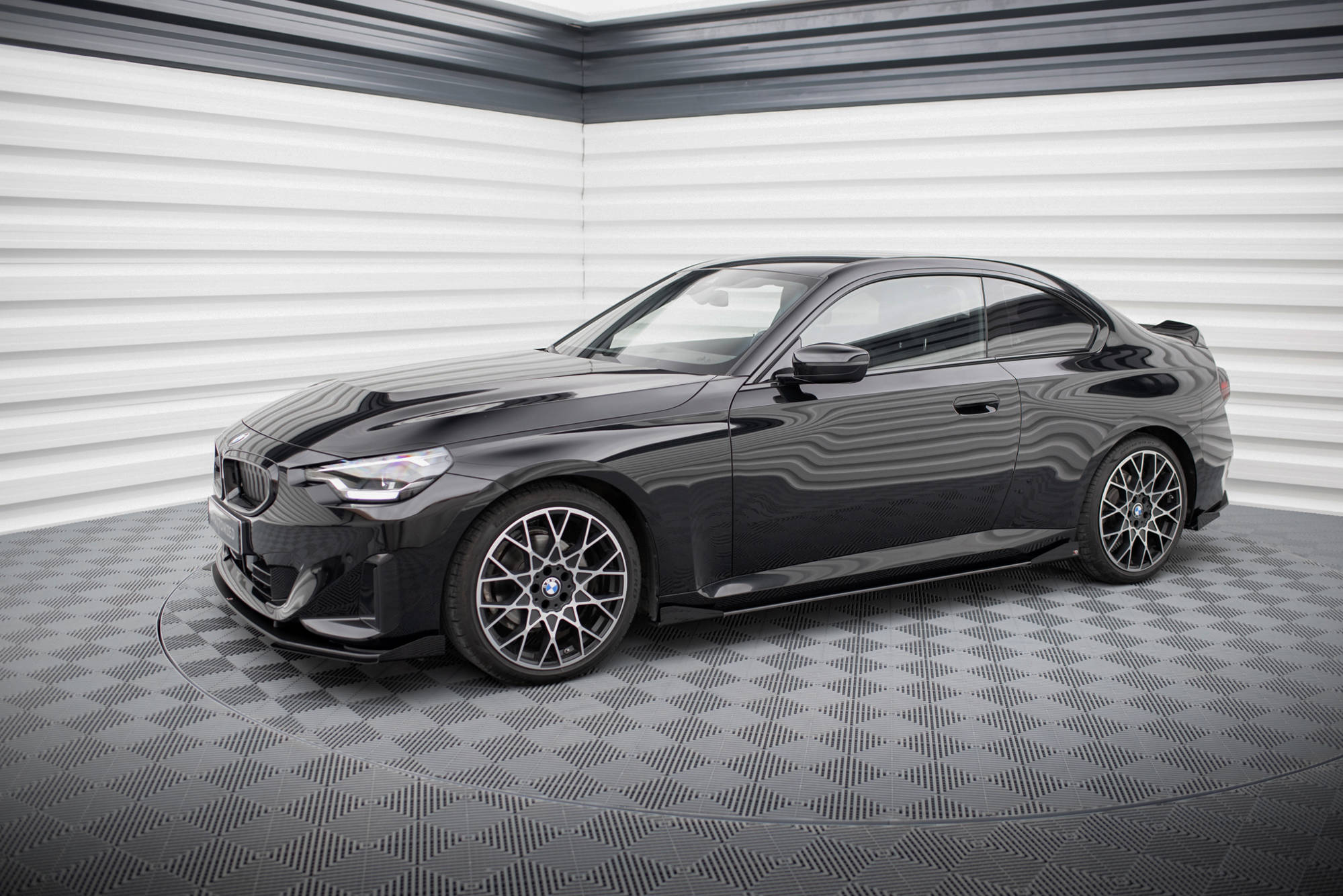 Street Pro Side nederdele diffusorer + flapper BMW 2 Coupe G42