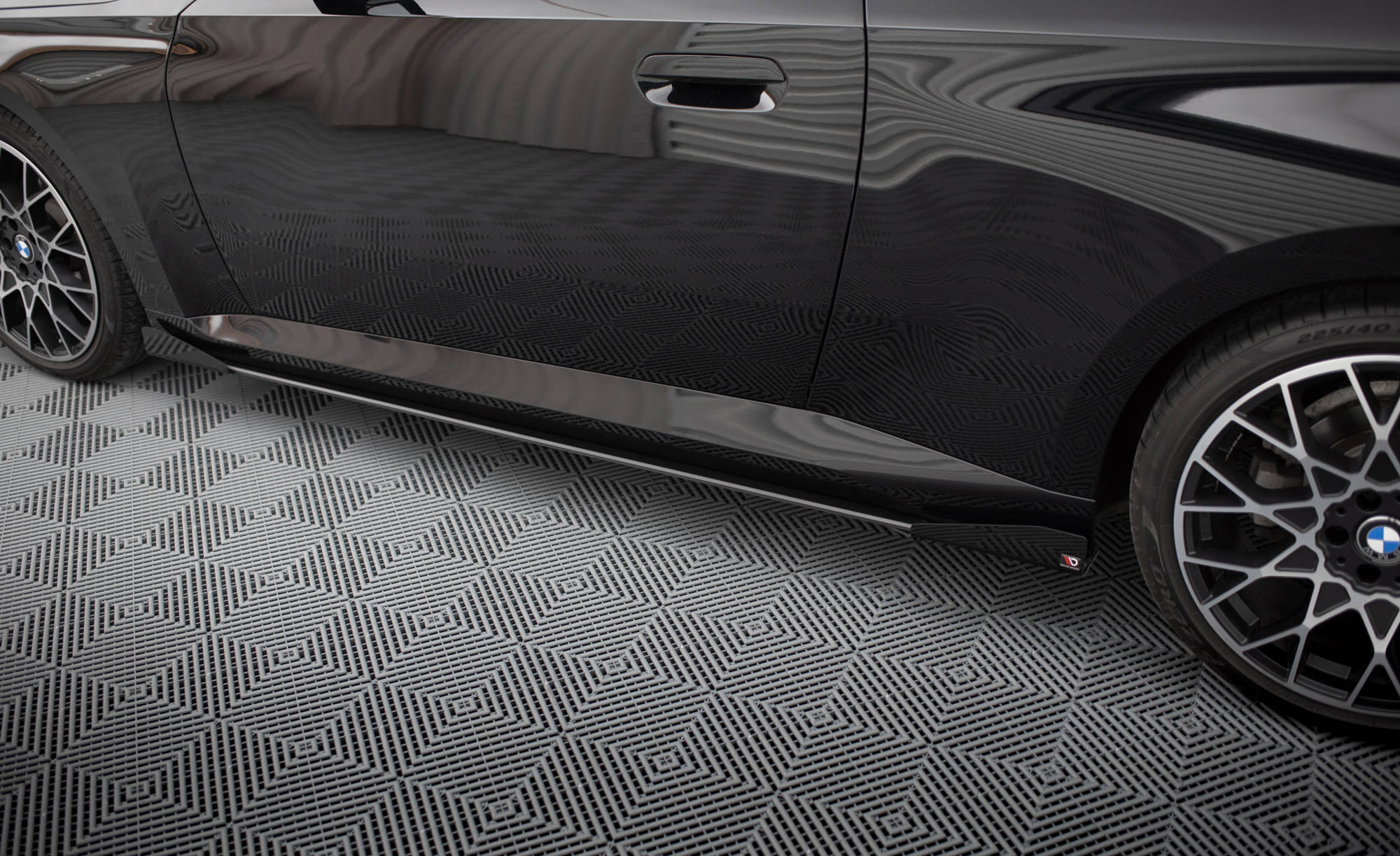 Street pro side skirts diffusers + flaps bmw 2 coupe g42