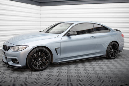 Street pro side skirts diffusers + flaps bmw 4 coupe / gran coupe / cabrio m-pack f32 / f36 / f33