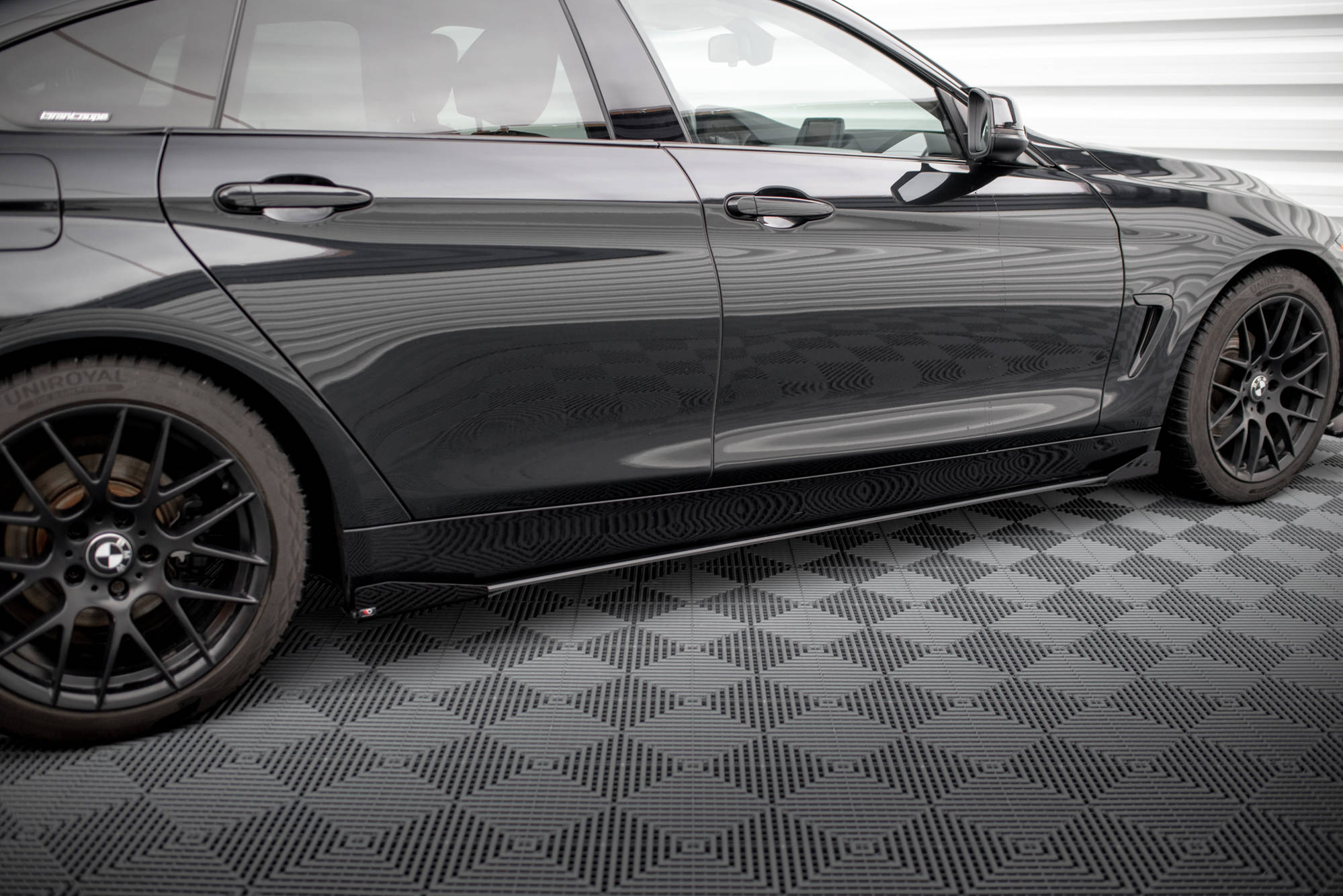 Street pro side skirts diffusers + flaps bmw 4 gran coupe f36