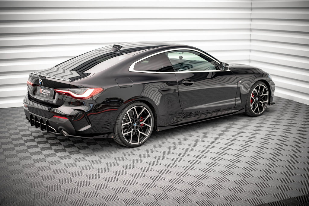Street pro side skirts diffusers + flaps bmw 4 m-pack / m440i g22 / g23 / g22 facelift / g23 facelift