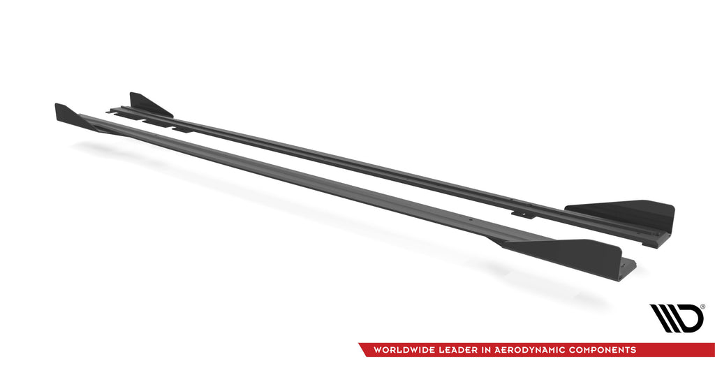 Street Pro Side nederdele diffusorer + flapper BMW M2 F87