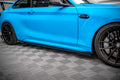 Street pro sideskjørt diffusorer + klaffer bmw m2 f87