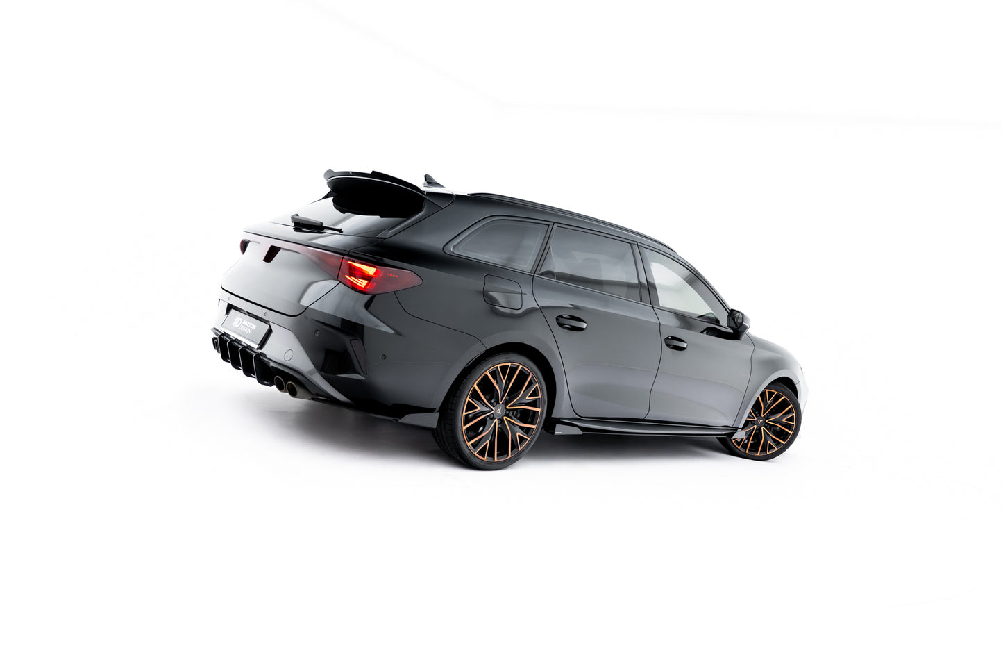 Street pro side skirts diffusers + flaps cupra leon st / hatchback aero mk1 / mk1 facelift