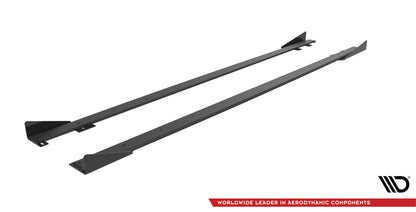 Street Pro Side Skirts Diffusers + Flaps Ford Fiesta St MK6