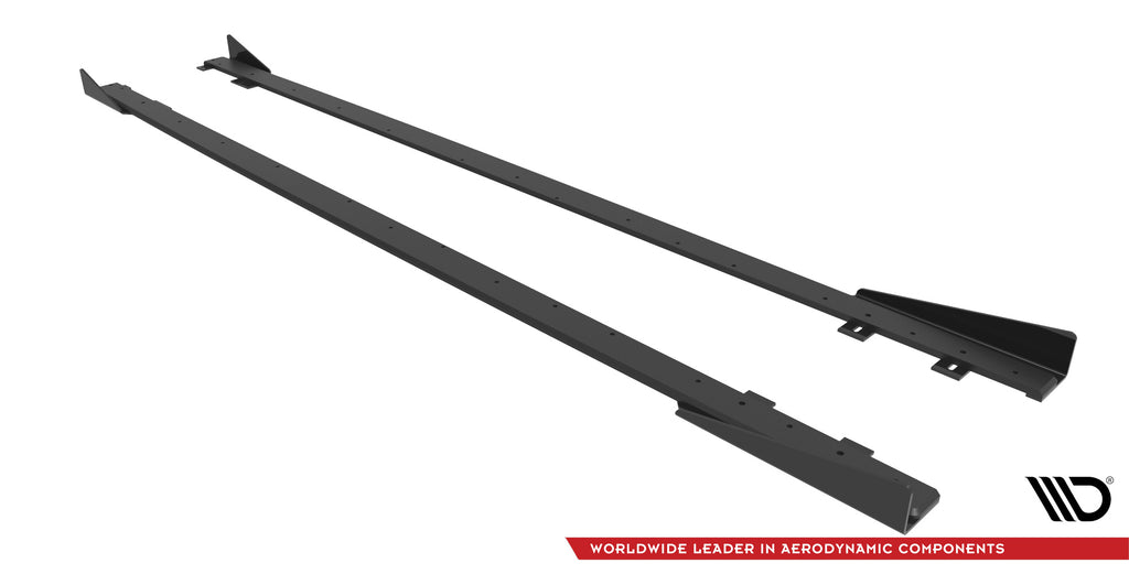 Street pro side skirts diffusers + flaps ford fiesta st mk6