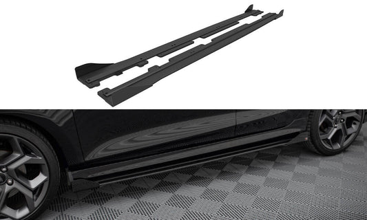 Street pro side skirts diffusers + flaps ford fiesta  st / st-line mk8
