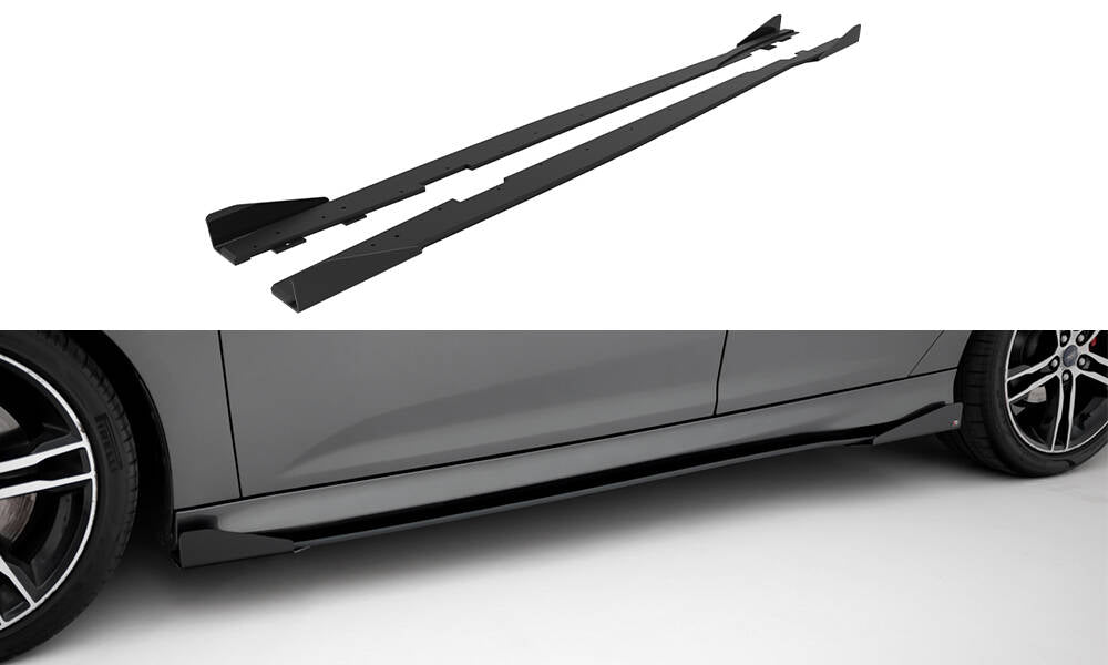 Street Pro Side -hameet Diffusers + Flaps Ford Focus St Mk3 FaceLift