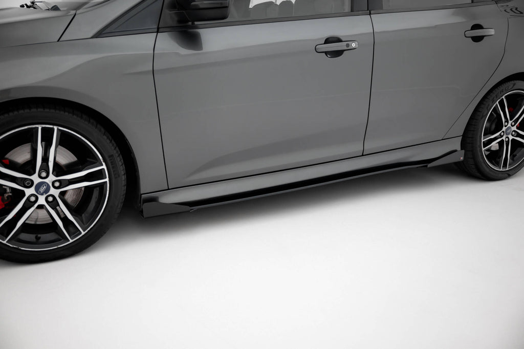 Street pro side skirts diffusers + flaps ford focus st mk3 facelift