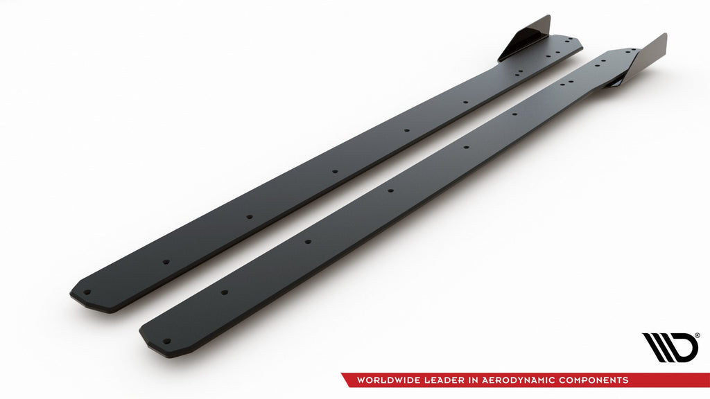 Street pro side skirts diffusers + flaps ford focus st / st-line mk4