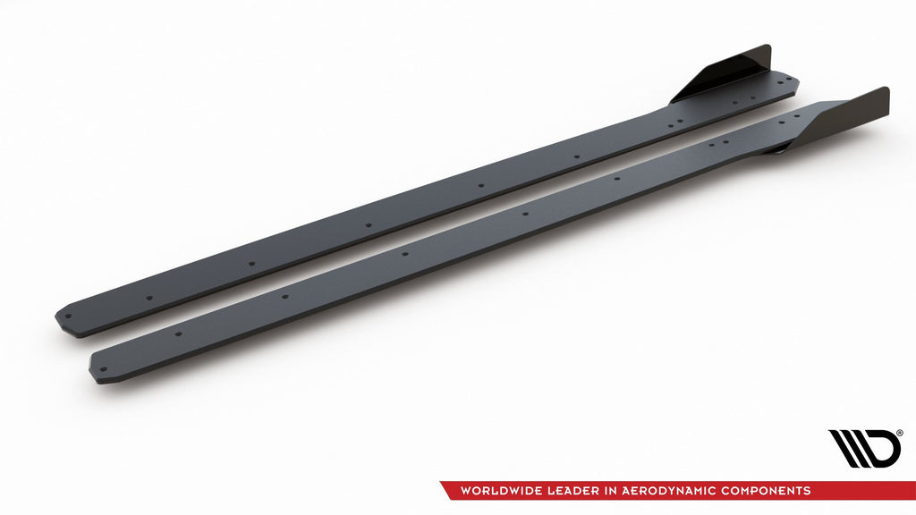 Street pro side skirts diffusers + flaps ford focus st / st-line mk4