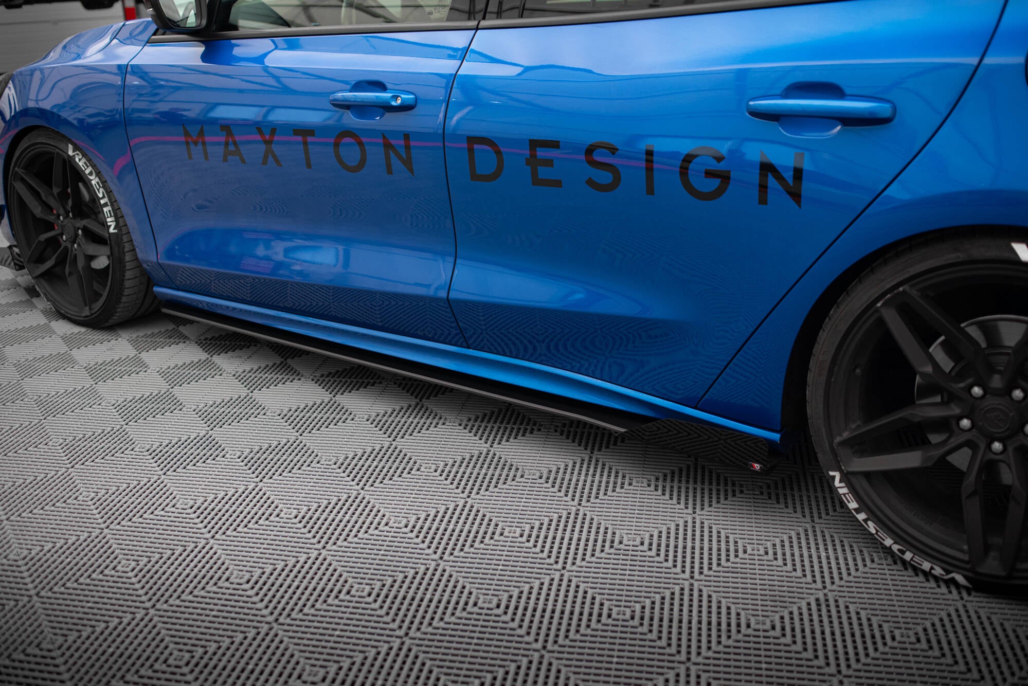 Street pro side skirts diffusers + flaps ford focus st / st-line mk4