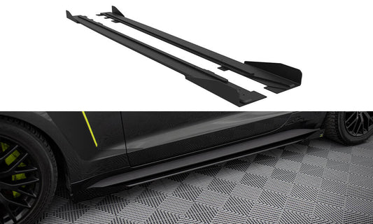 Street pro side skirts diffusers + flaps ford mustang gt mk6