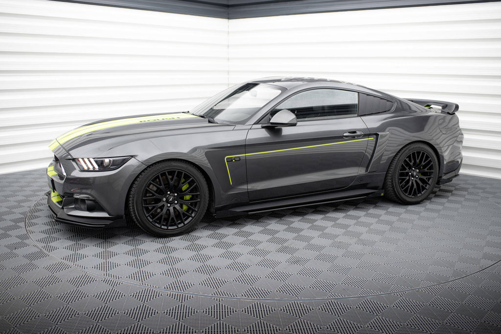 Street pro side skirts diffusers + flaps ford mustang gt mk6