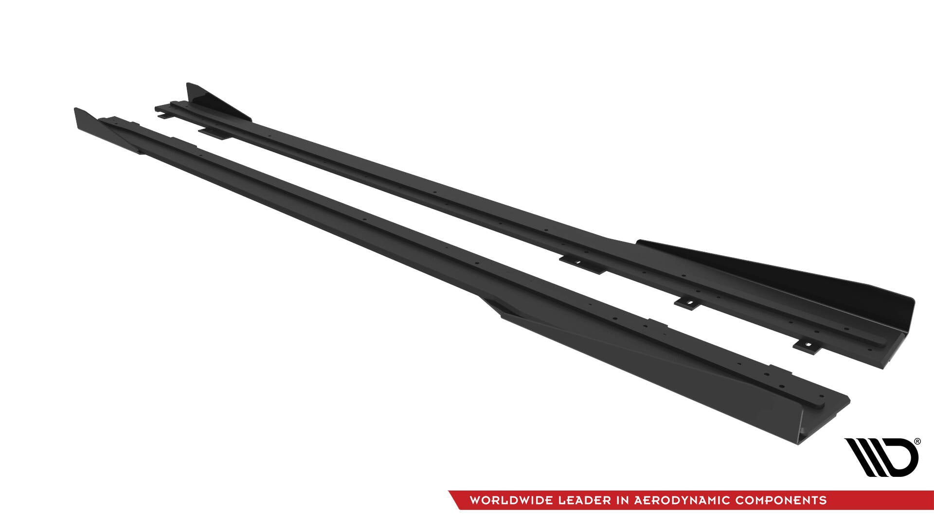 Street pro side skirts diffusers + flaps ford mustang gt mk7