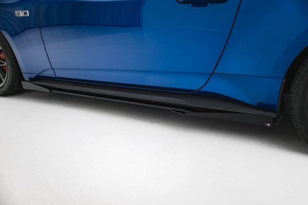 Street pro side skirts diffusers + flaps ford mustang gt mk7