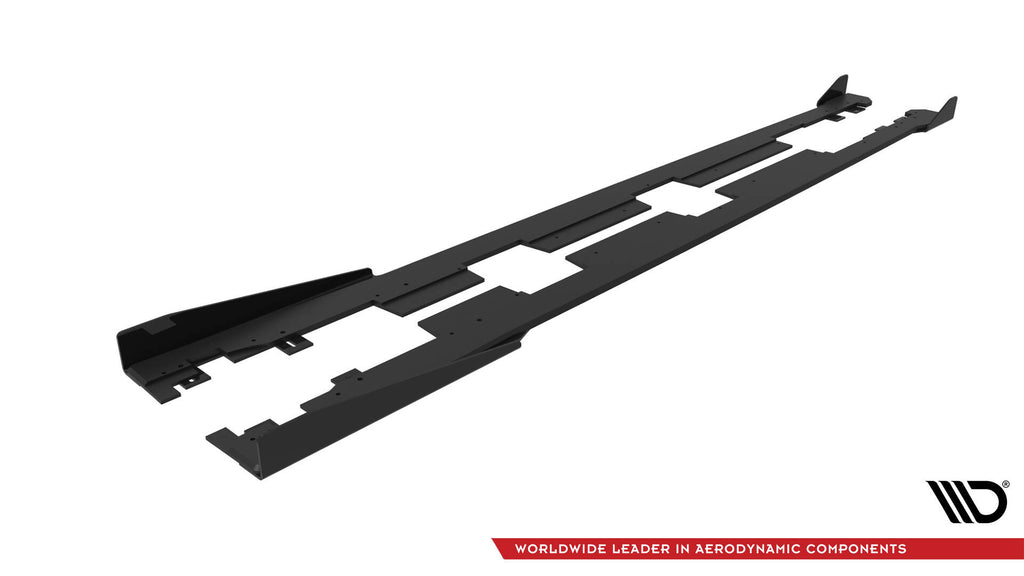 Street pro side skirts diffusers + flaps honda civic mk10