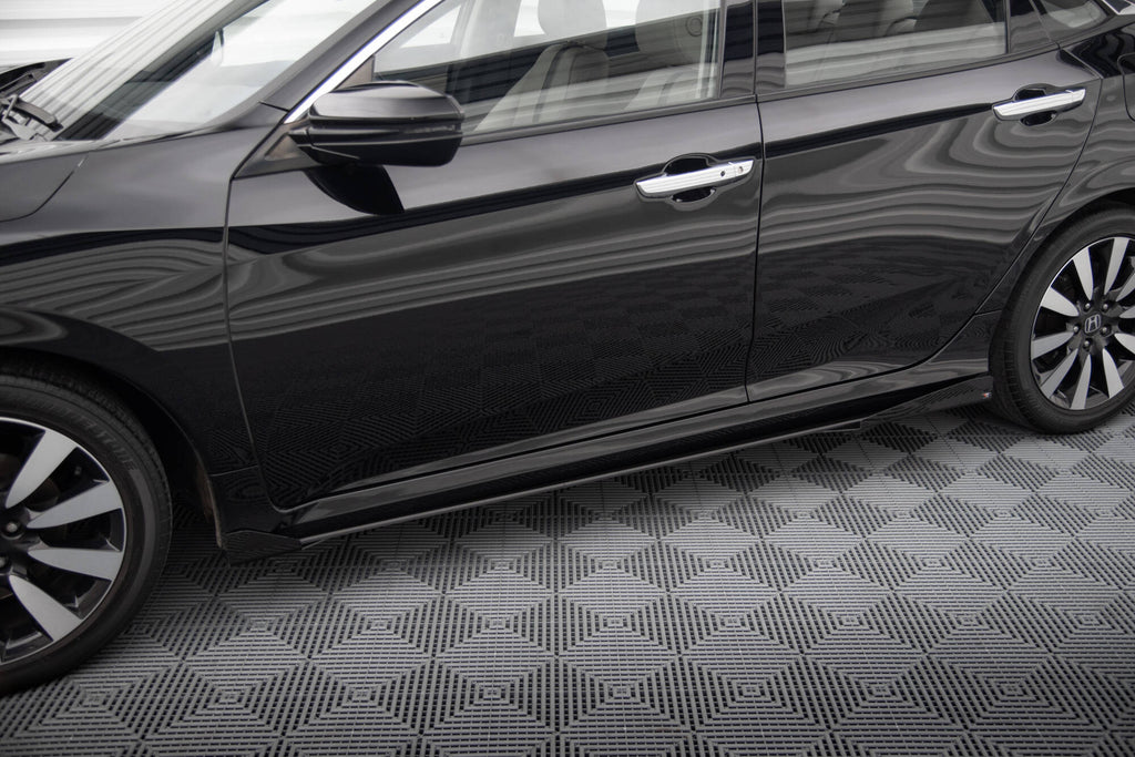 Street pro side skirts diffusers + flaps honda civic mk10