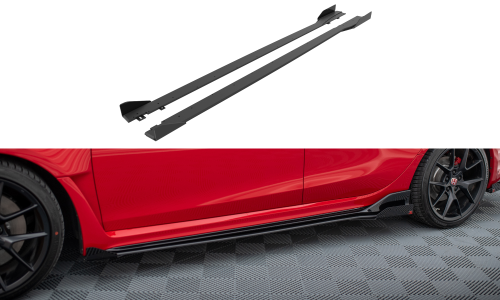 Street Pro Side -hameet Diffusers + Flaps Honda Civic Type-R Mk 11