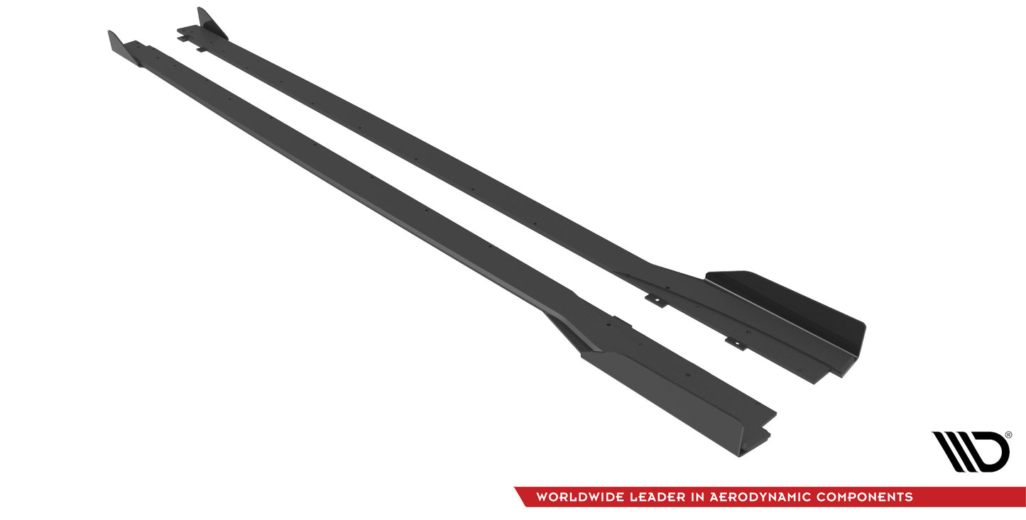 Street pro side skirts diffusers + flaps honda civic type-r mk 11