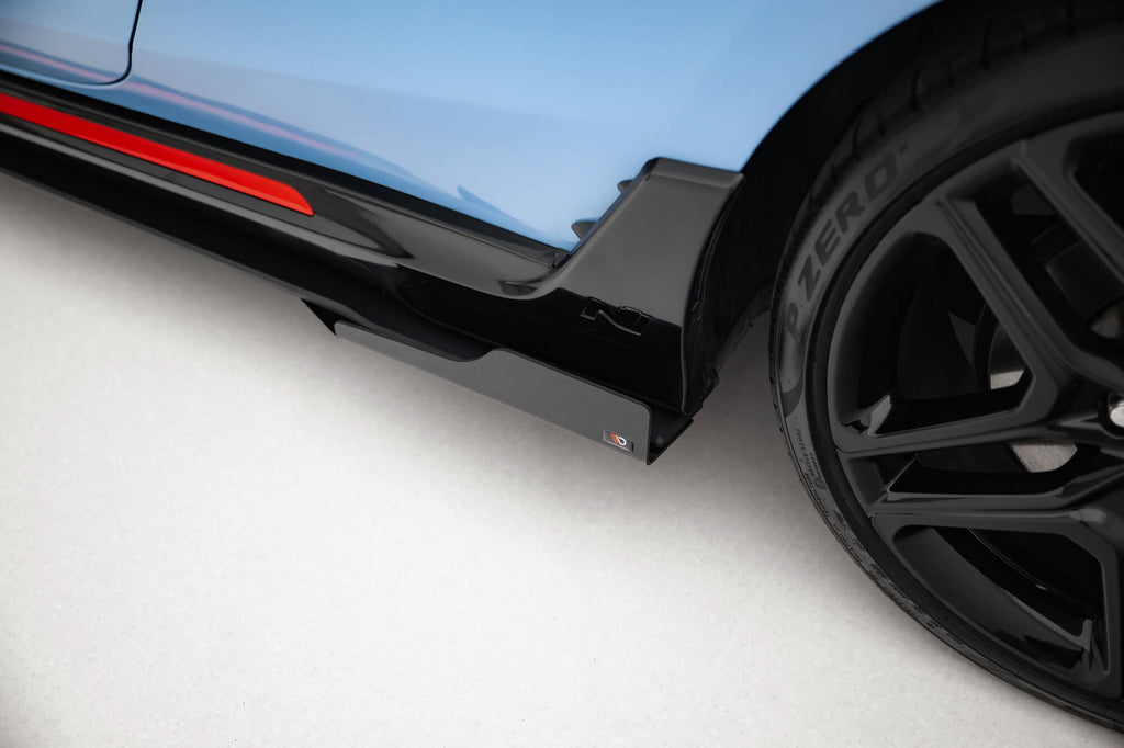 Street pro side skirts diffusers + flaps hyundai veloster n mk2
