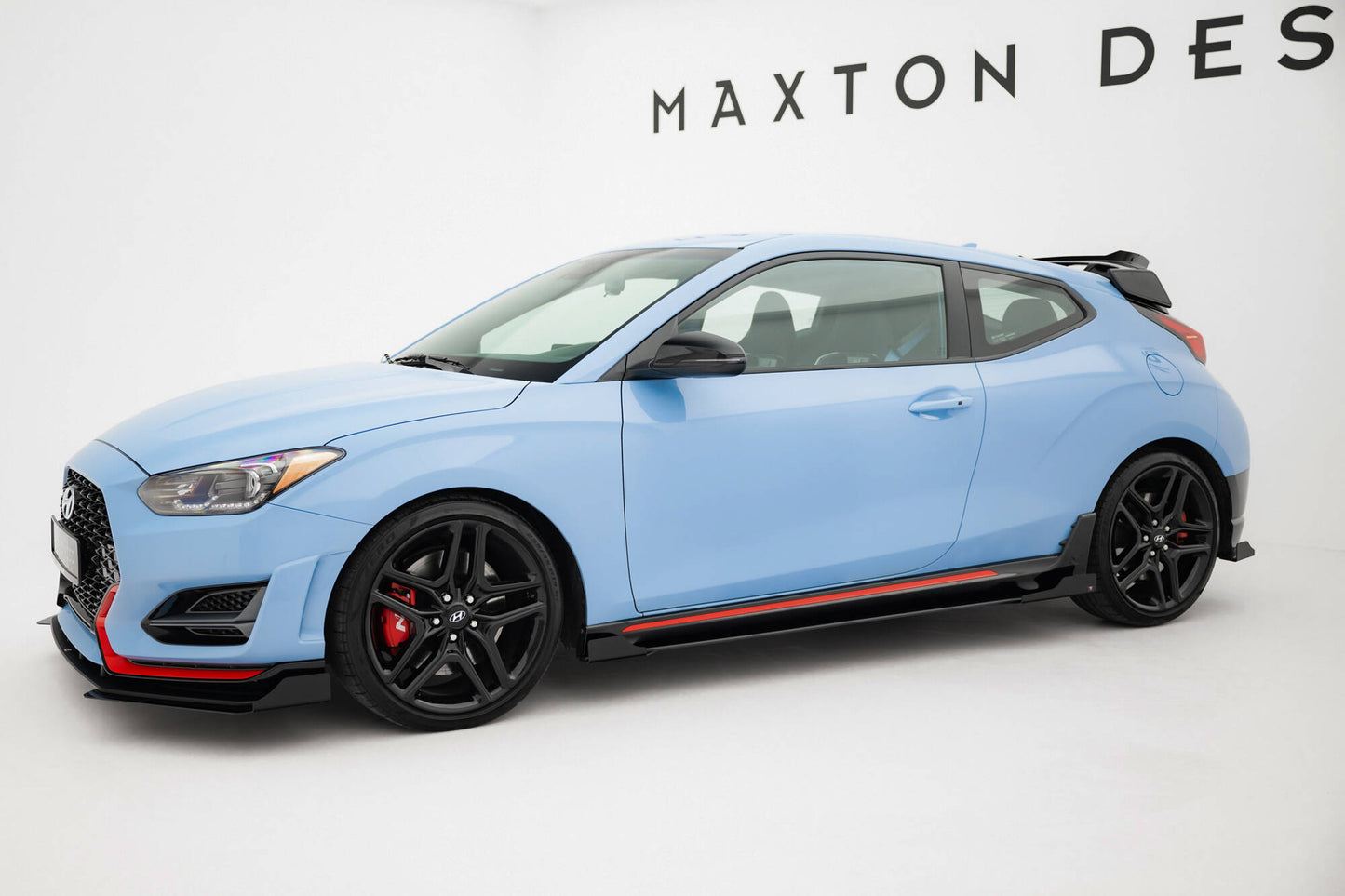 Street pro side skirts diffusers + flaps hyundai veloster n mk2