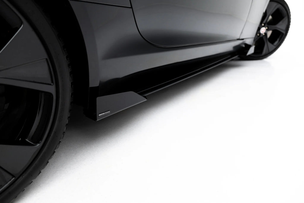Street pro side skirts diffusers + flaps jaguar f-type x152 facelift 2