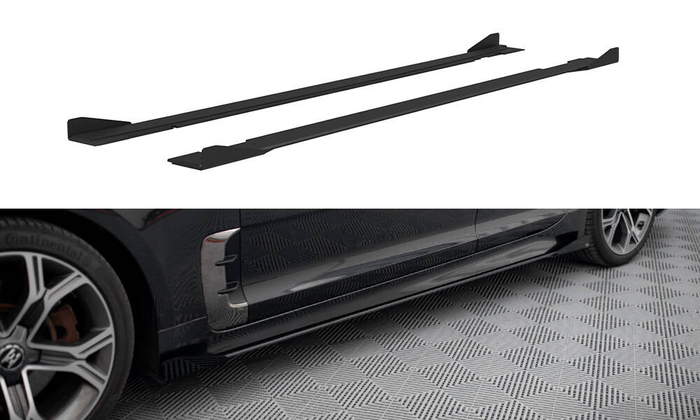 Street pro side skirts diffusers + flaps kia stinger gt / gt-line / standard mk1
