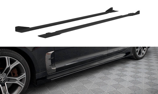 Street pro side skirts diffusers + flaps kia stinger gt / gt-line / standard mk1