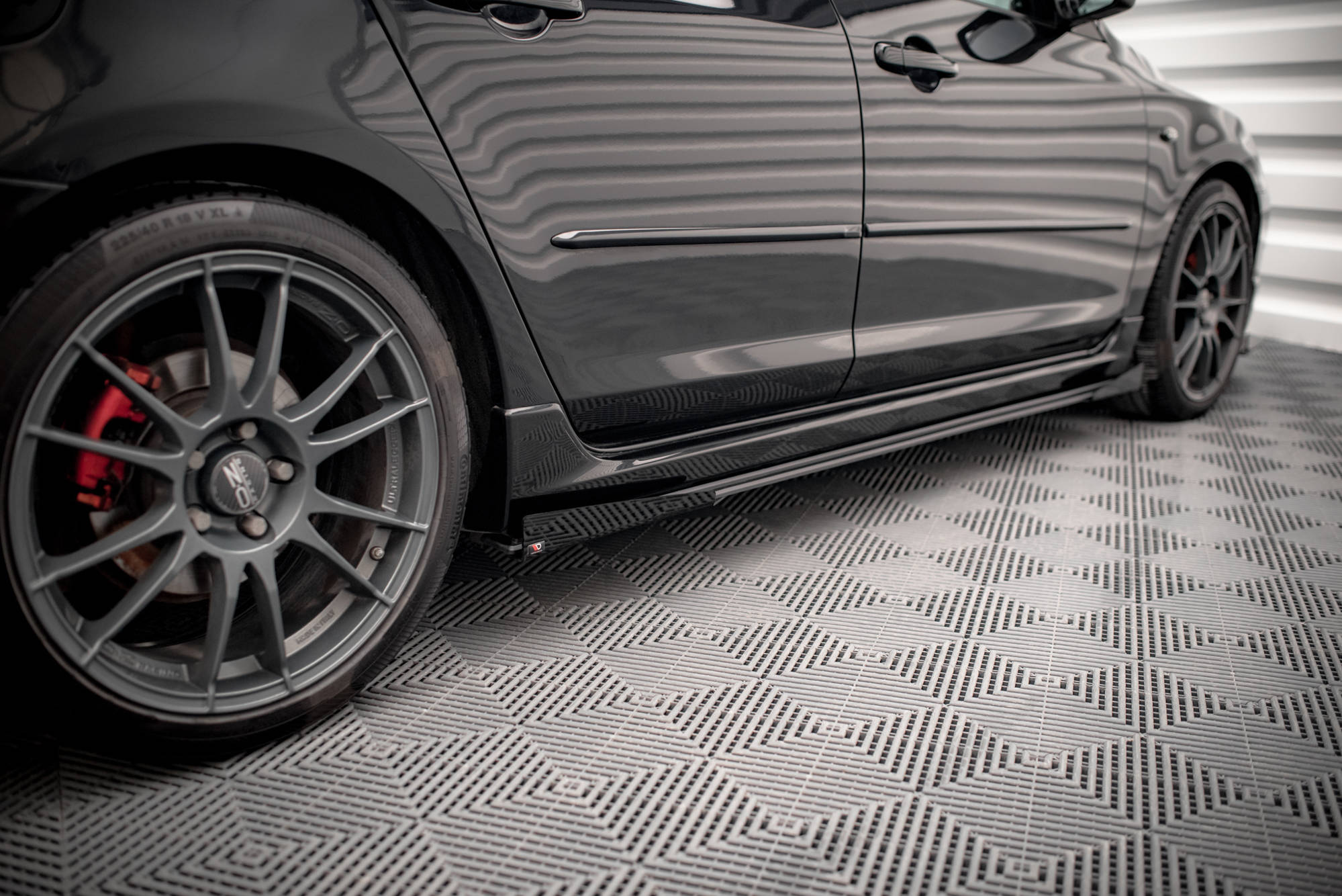 Street pro side skirts diffusers + flaps mazda 3 mps mk1