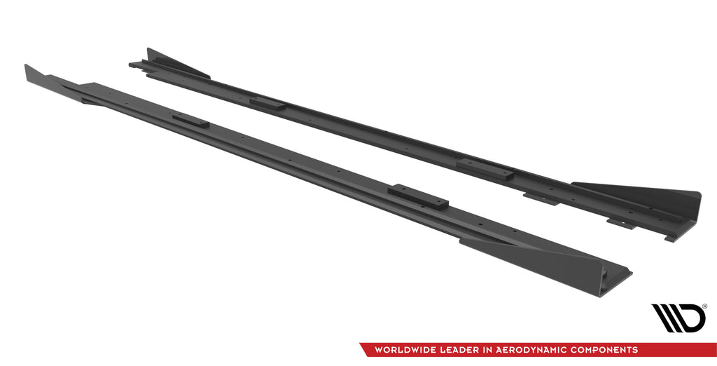 Street pro sideskjørt diffusorer + flaps mazda 3 mps mk1