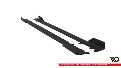 Street pro side skirts diffusers + flaps mercedes-amg a35 w177 facelift