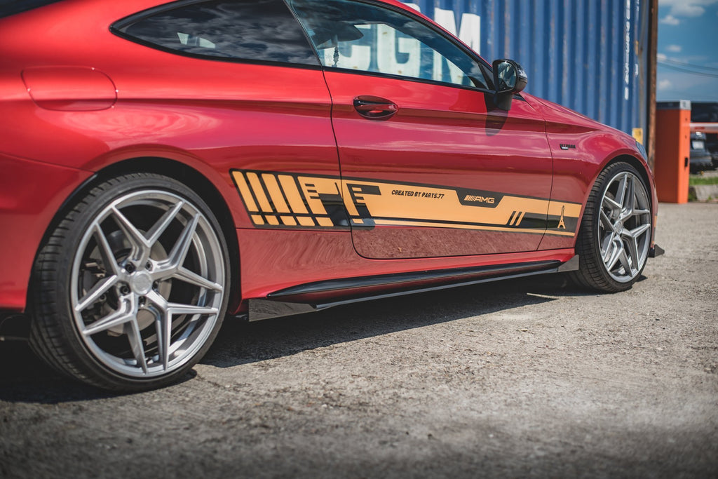 Street Pro Side -hameet Diffusers + Flaps Mercedes-AMG C43 Coupe C205