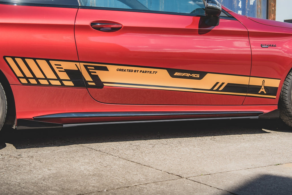 Street Pro Side -hameet Diffusers + Flaps Mercedes-AMG C43 Coupe C205