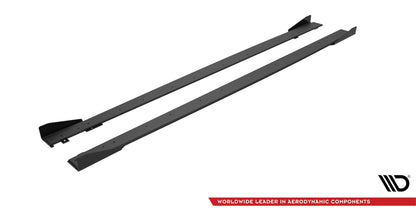 Street pro side skirts diffusers + flaps mercedes-amg c63 sedan / estate w205 facelift