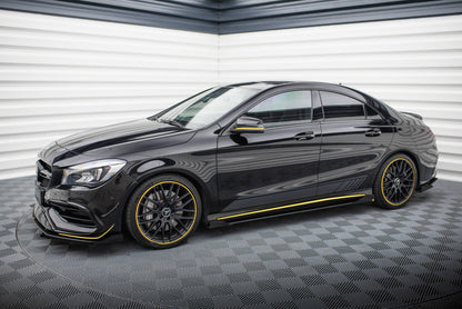 Street Pro Side nederdele diffusorer + flapper Mercedes-AMG CLA 45 C117 ansigtsløftning